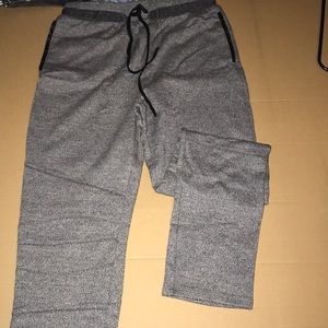 Grey sweatpants